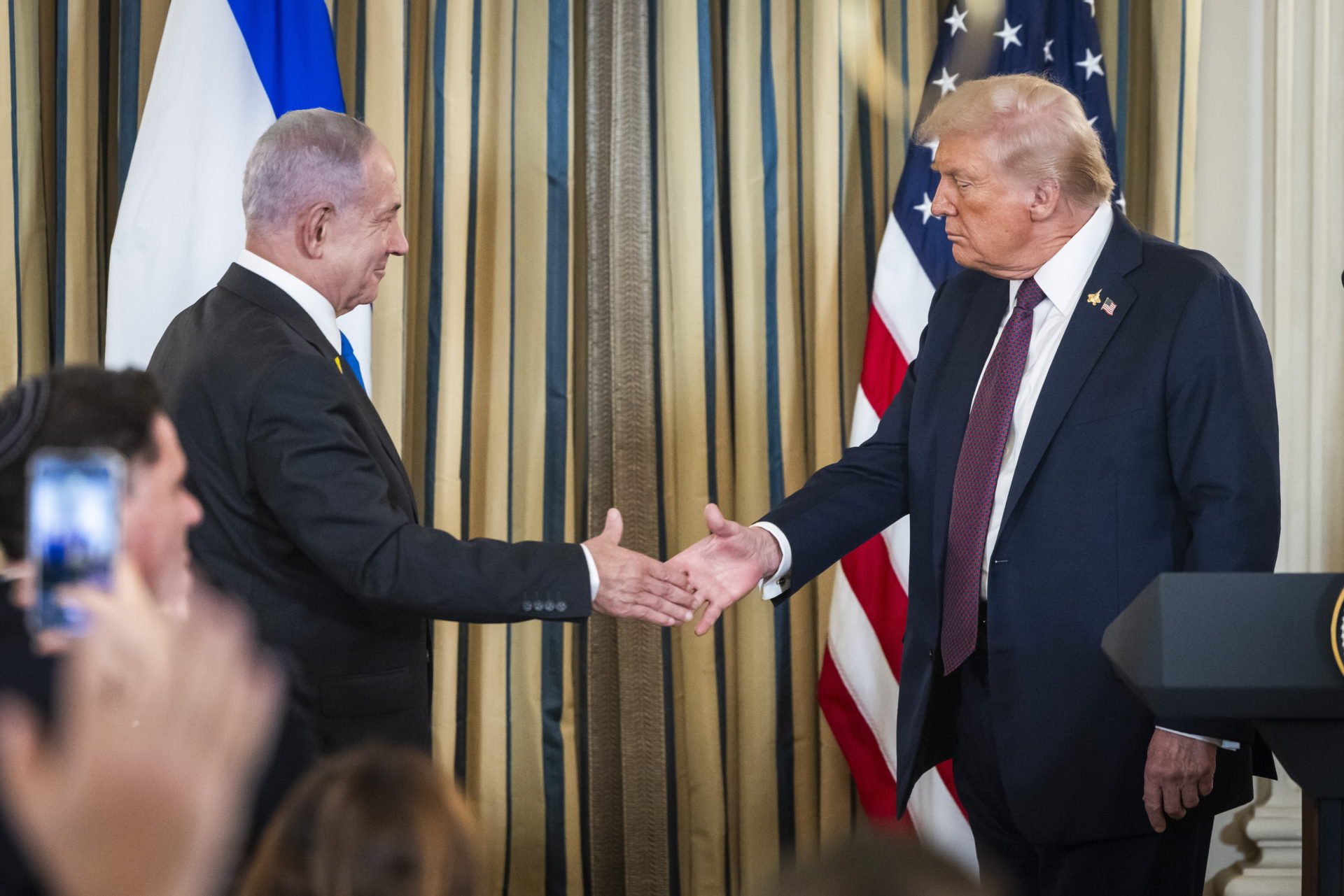 Us President Trump And Israeli Prime Minister Netanyahu Press Conference At The White House