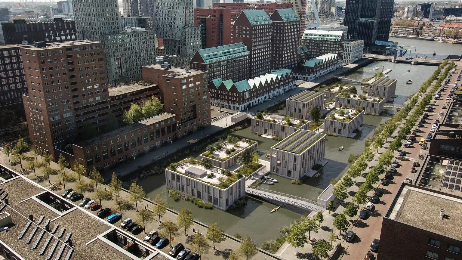 Rotterdam to build floating housing complex as climate change ...
