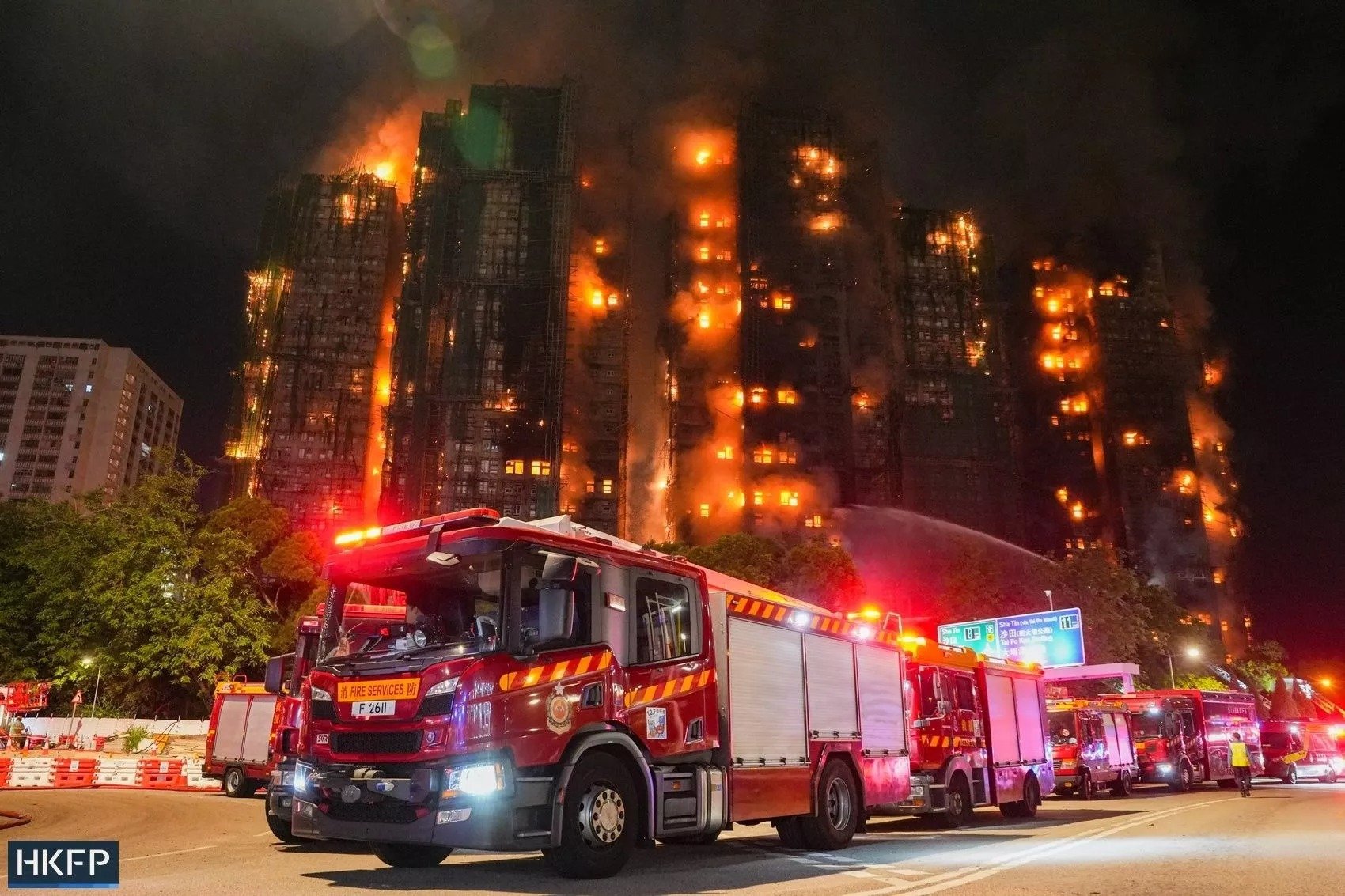 At Least 13 Dead As Inferno Engulfs Hong Kong Tower Block Complex