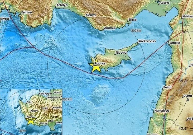 Cyprus's Seismic History Spans Centuries Island Shaken By Estimated 5.7 Magnitude Earthquake