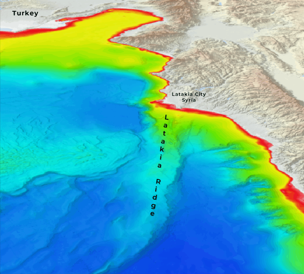 Latakia Ridge Highlighted