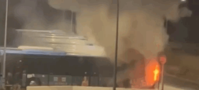Paphos Bus Fire