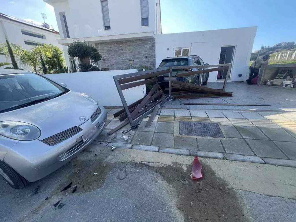 Car Crashes Into Limassol Home On New Year’s Day. Ioanna Mantzipa