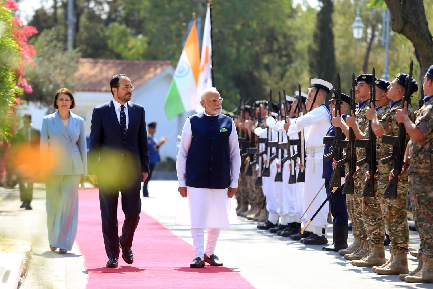 Indian Pm Narendra Modi Visits Cyprus June 16. Mattpress George Christophorou