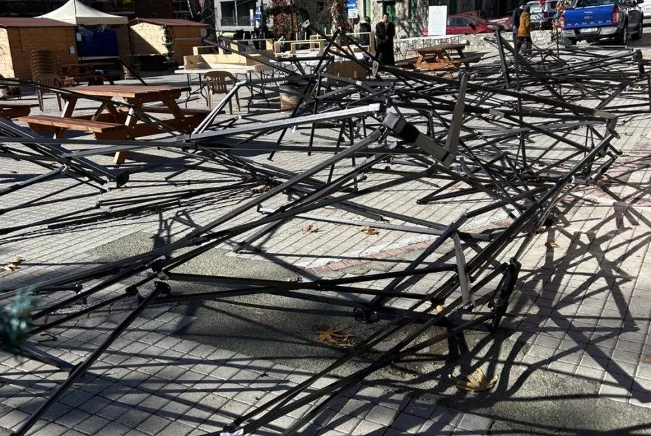 Tornado Damages Pano Platres Christmas Village But Site Remains Open