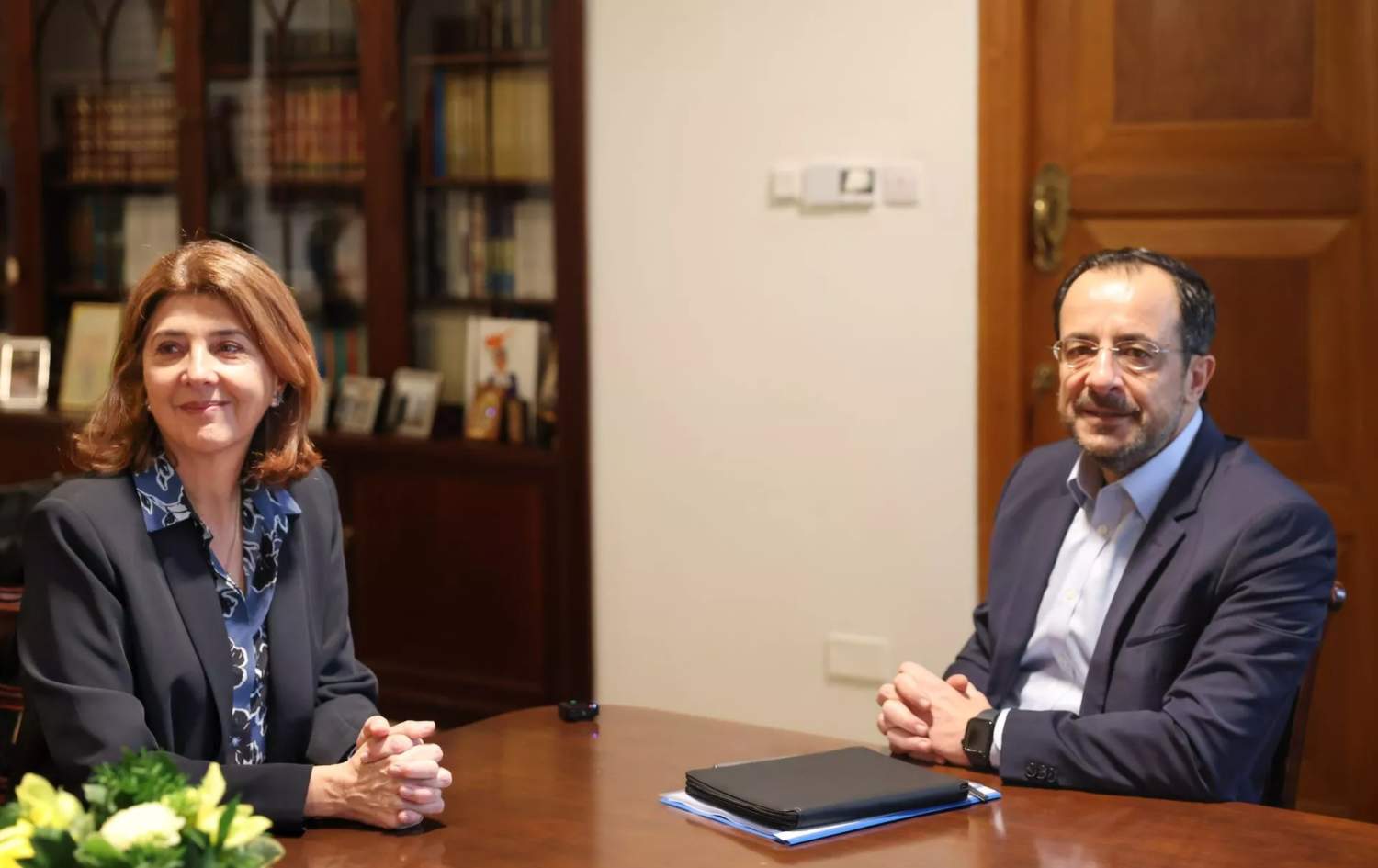 Un Envoy Holguín Optimistic After Meeting With Christodoulidis