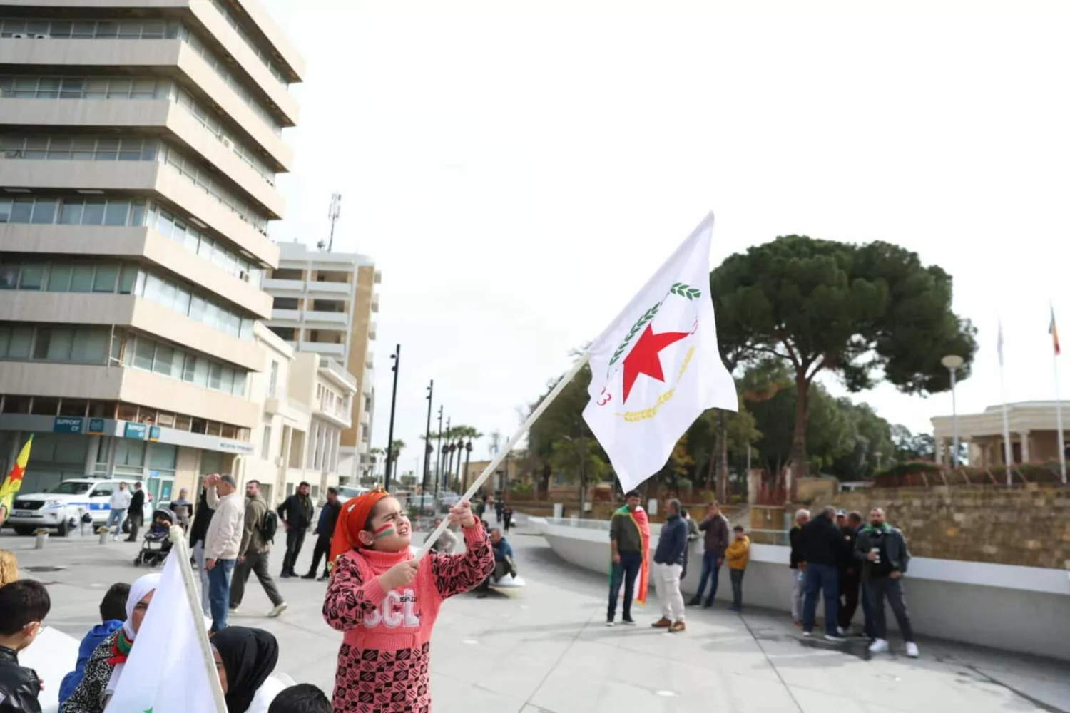 Kurds March In Nicosia As Parliament Prepares To Vote On Rojava Resolution (photos)