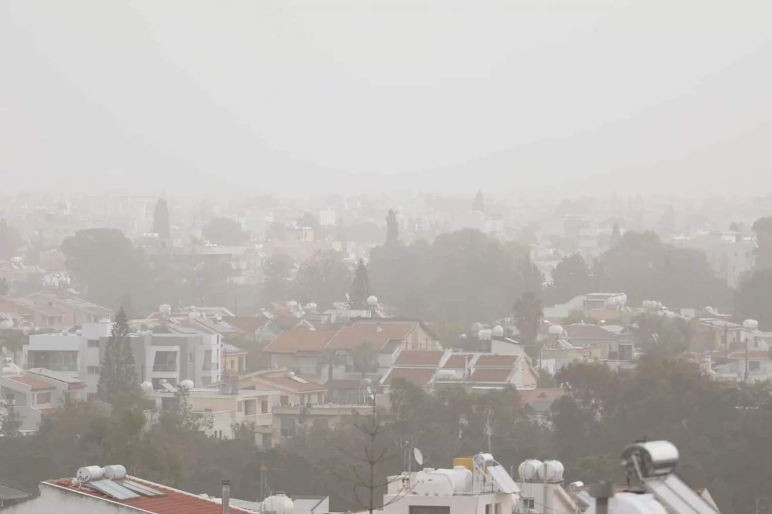 Storms, Hail And Thick Dust Continue Affecting Cyprus