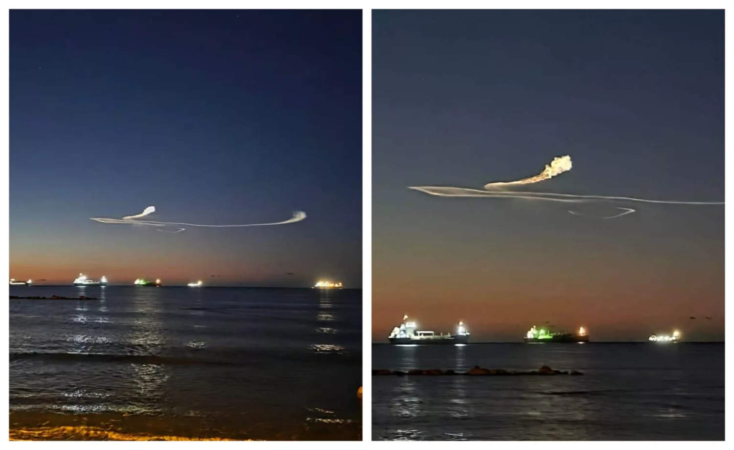 Cyprus Night Sky Flashes Spark Missile Fears Amid Middle East War (photos)