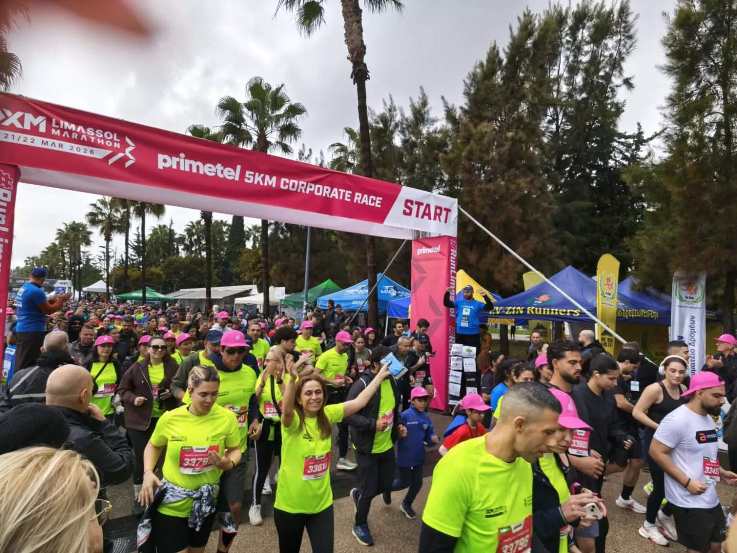 Thousands Brave The Rain As Xm Limassol Marathon Takes Over The City (photos+video)