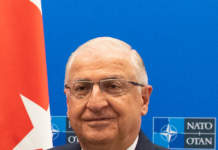 Turkish Defense Minister Yasar Güler At Nato Headquarters, Brussels, Belgium, June 16, 2023 230616 D Xi929 1007 (cropped)