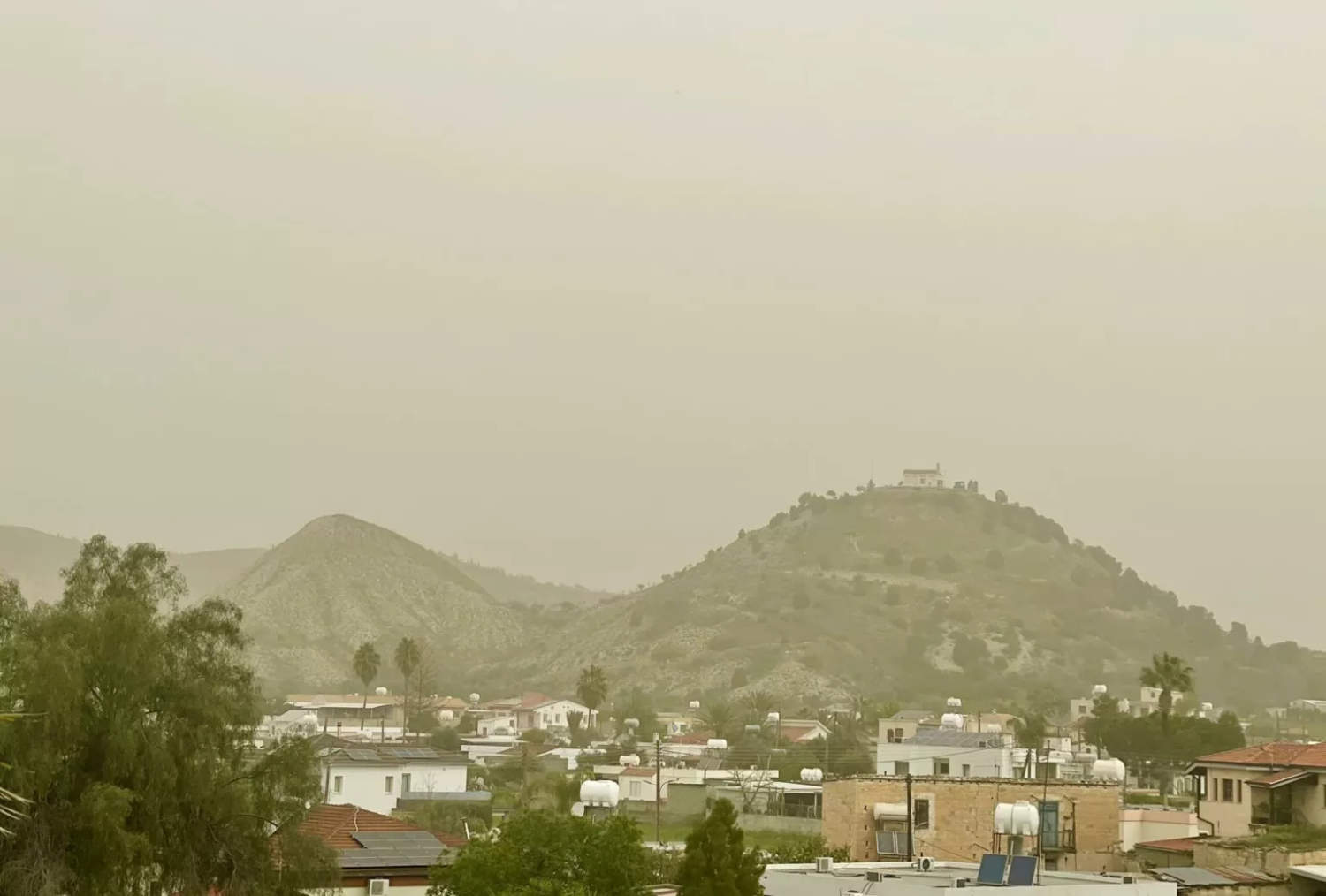 Cyprus Hit By African Dust Storm With Concentrations Up To 40 Times Legal Limit