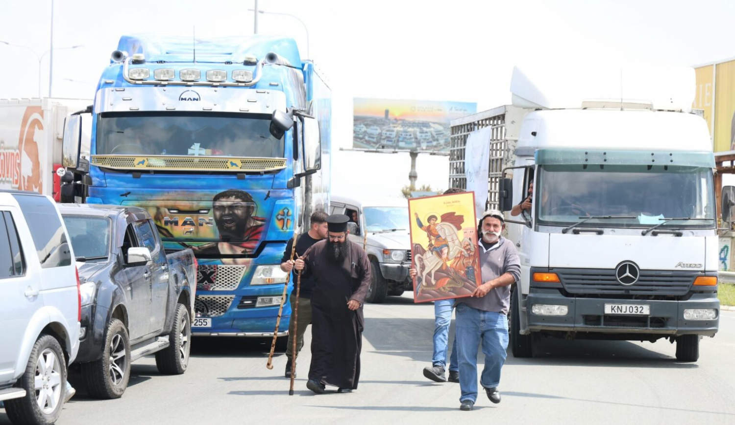 Rizoelia Roundabout Partially Blocked As Farmers Warn Of Afternoon Escalation