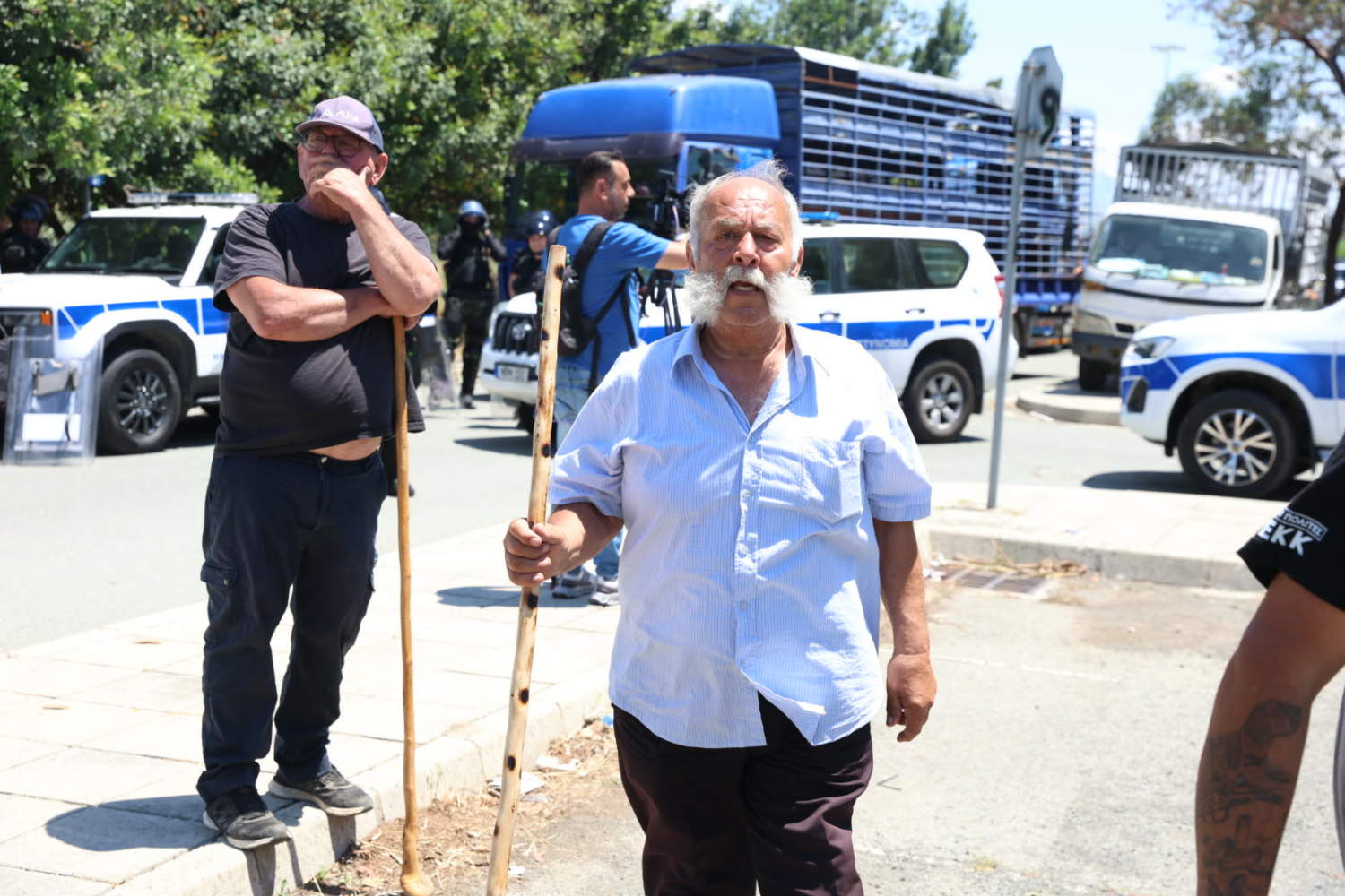 Farmers Protest In Nicosia Over Foot And Mouth Disease