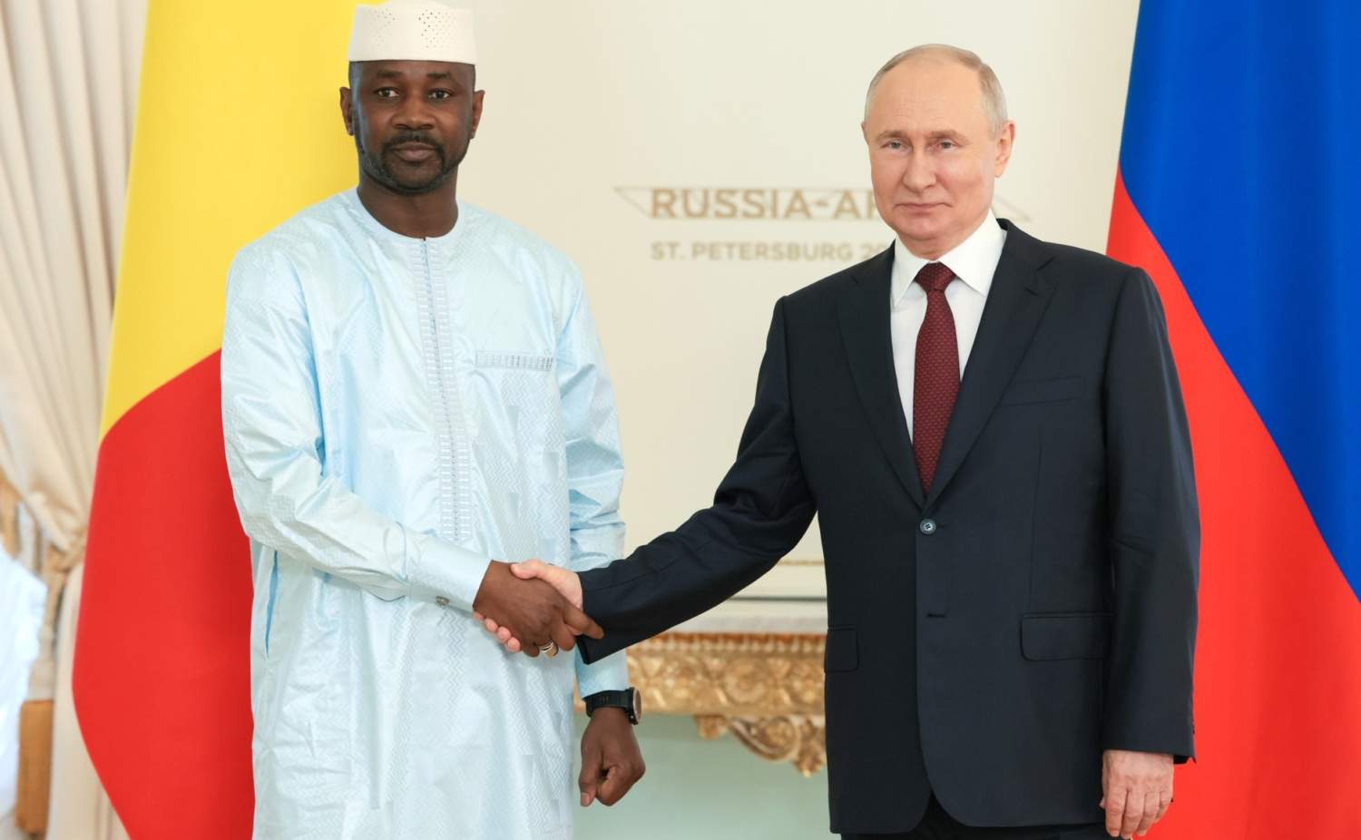 Assimi Go C3 Afta With Russian President Vladimir Putin July 2023