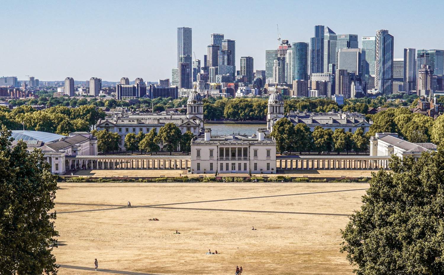 The Classic View Over Greenwich Park Now Savaged By Weeks Of Extreme Heat And Drought. Flickr Alisdare1 28cropped 29