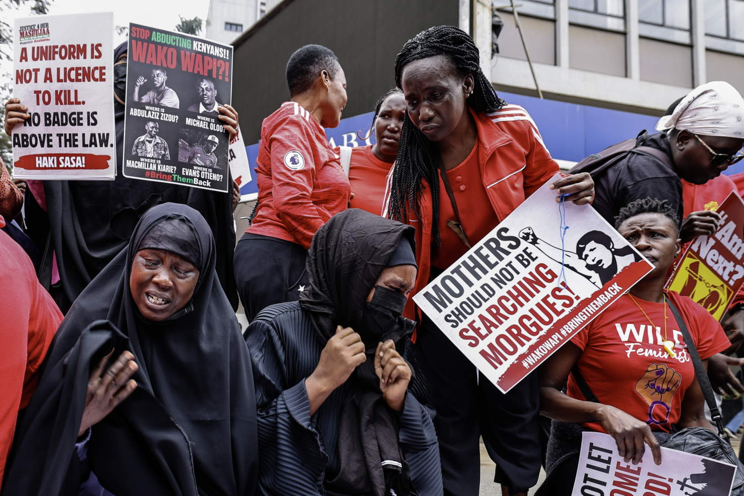 Women Protest Alleged Abductions In Nairobi