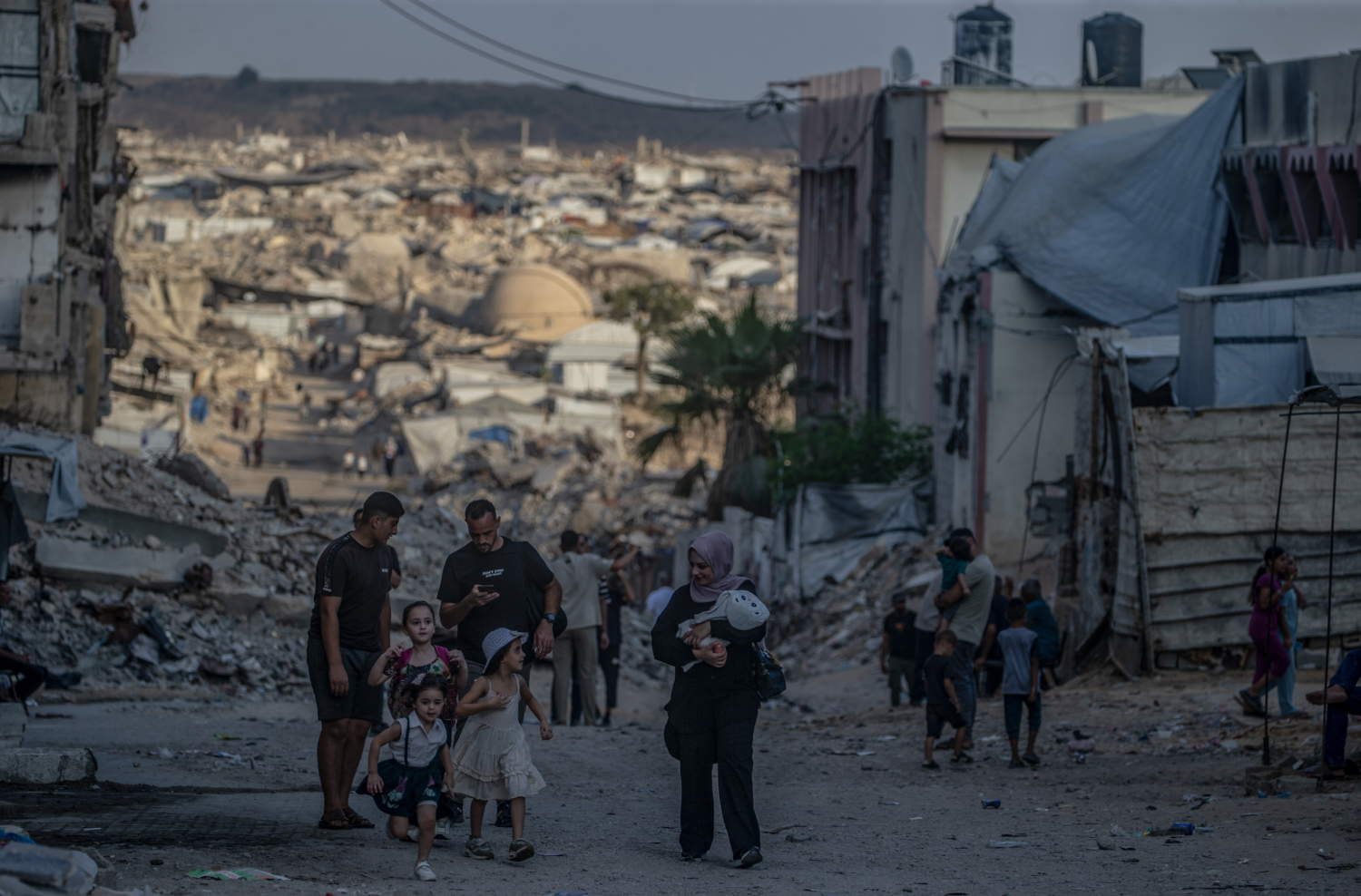 Displaced Palestinians Endure Ongoing Hardship Amid Destruction In Jabaliya
