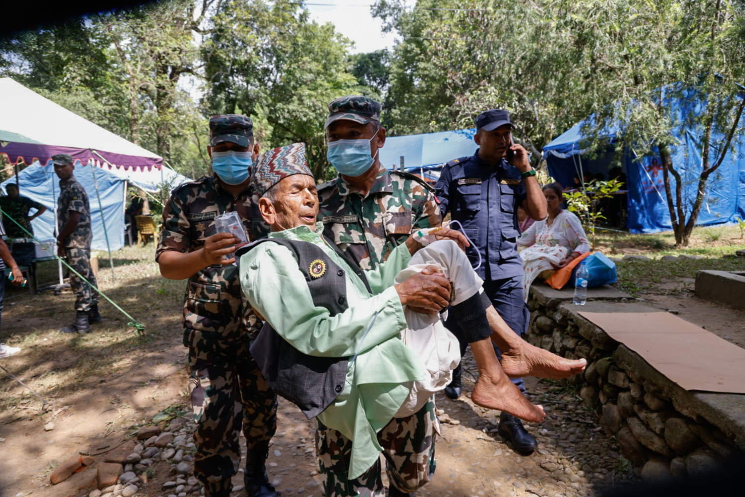Flash Flood Survivors Treated As Death Toll Rises Along Nepal Tibet Border