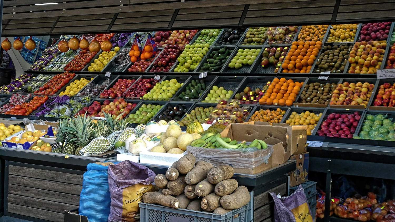 Boxes Of Green Grocery, Lordship Lane, Tottenham, London, England