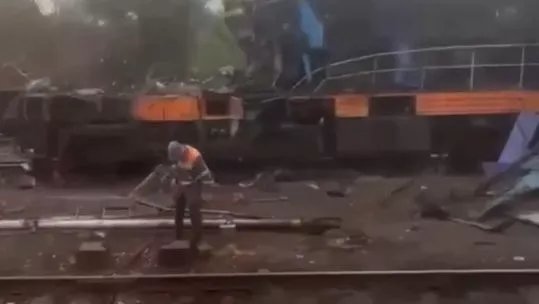 Russian Drone Strike Hits Passenger Train Carrying Diplomats Near Poland Border