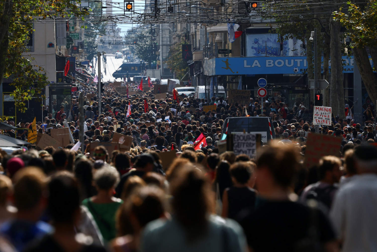 Nationwide Day Of Student Protests In France