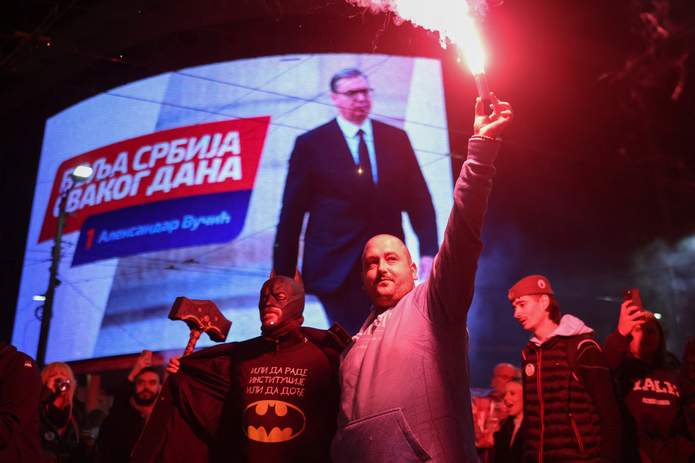 Serbia election: Vucic admits Student List victory after two years of ...