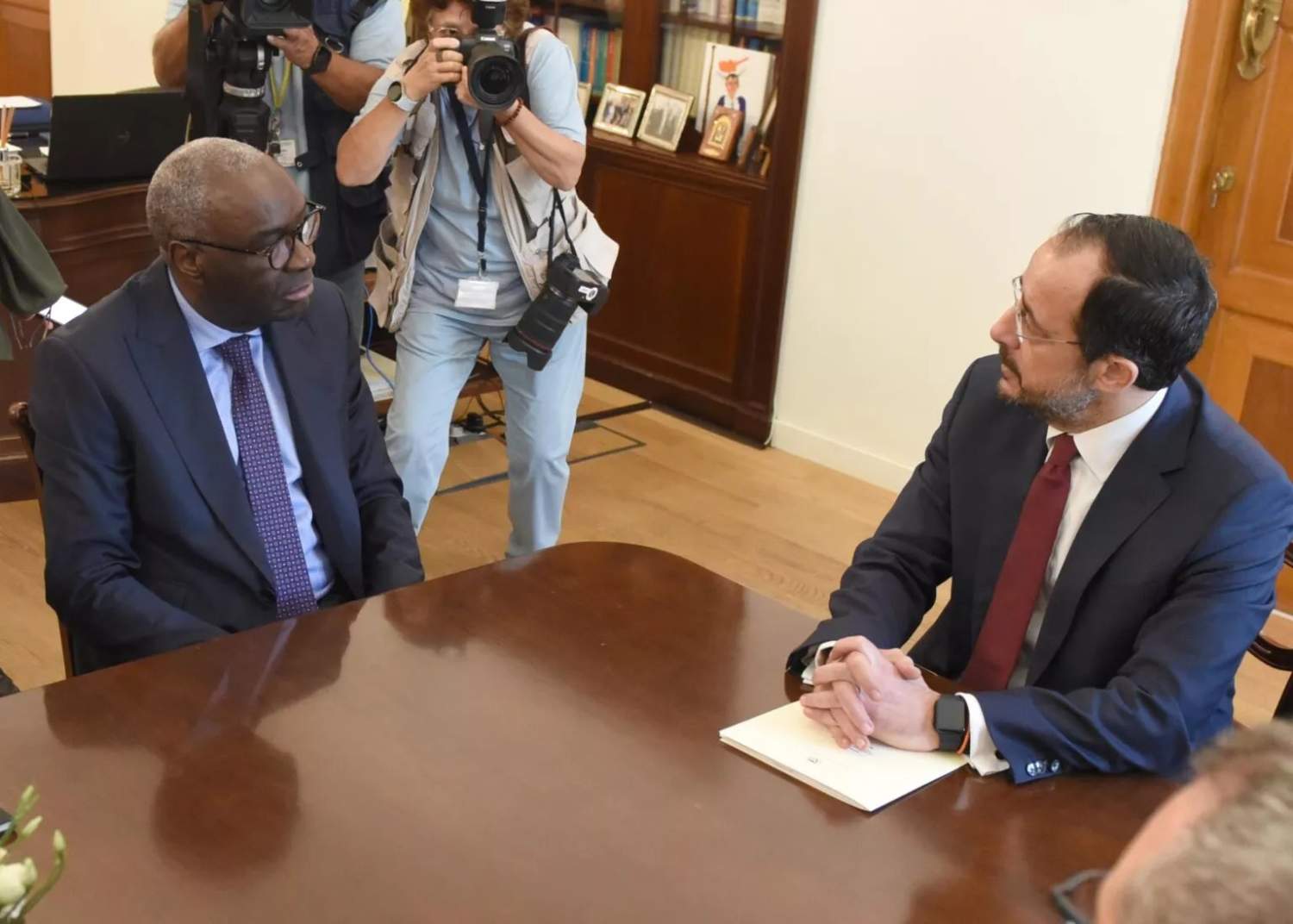 Christodoulides Meets Un’s Diagne Ahead Of Holguin Visit