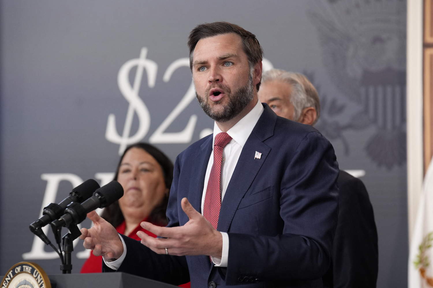 Us Vice President Holds Press Conference On Fraud In Washington