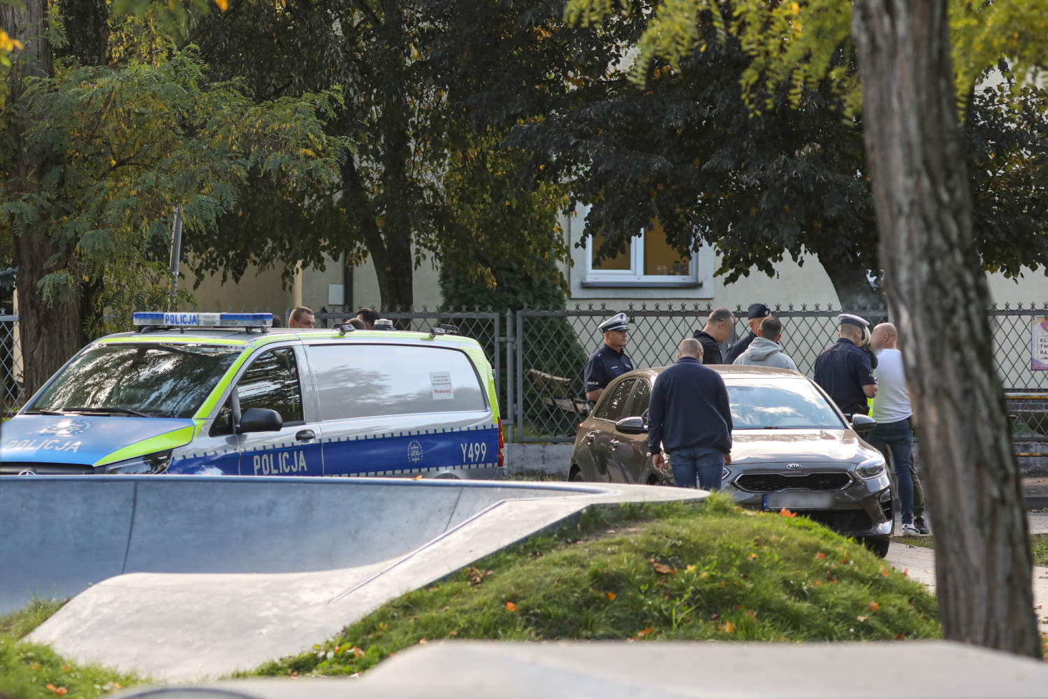 Police Secure Ostroleka High School Following Knife Attack Incident