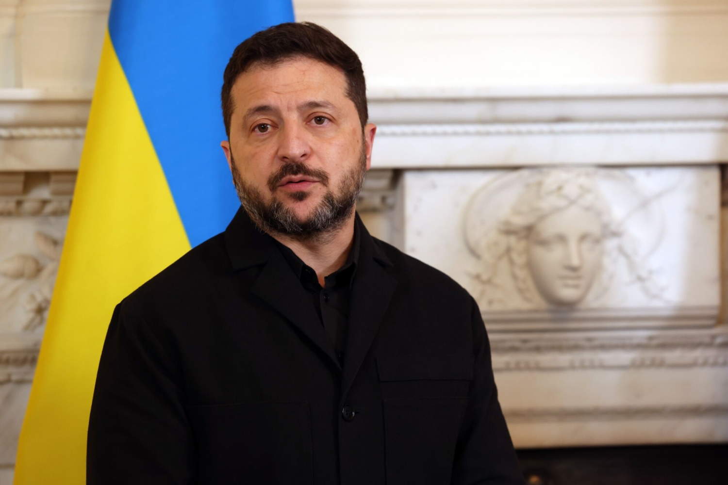 Ukrainian President Zelensky Visits Downing Street In London