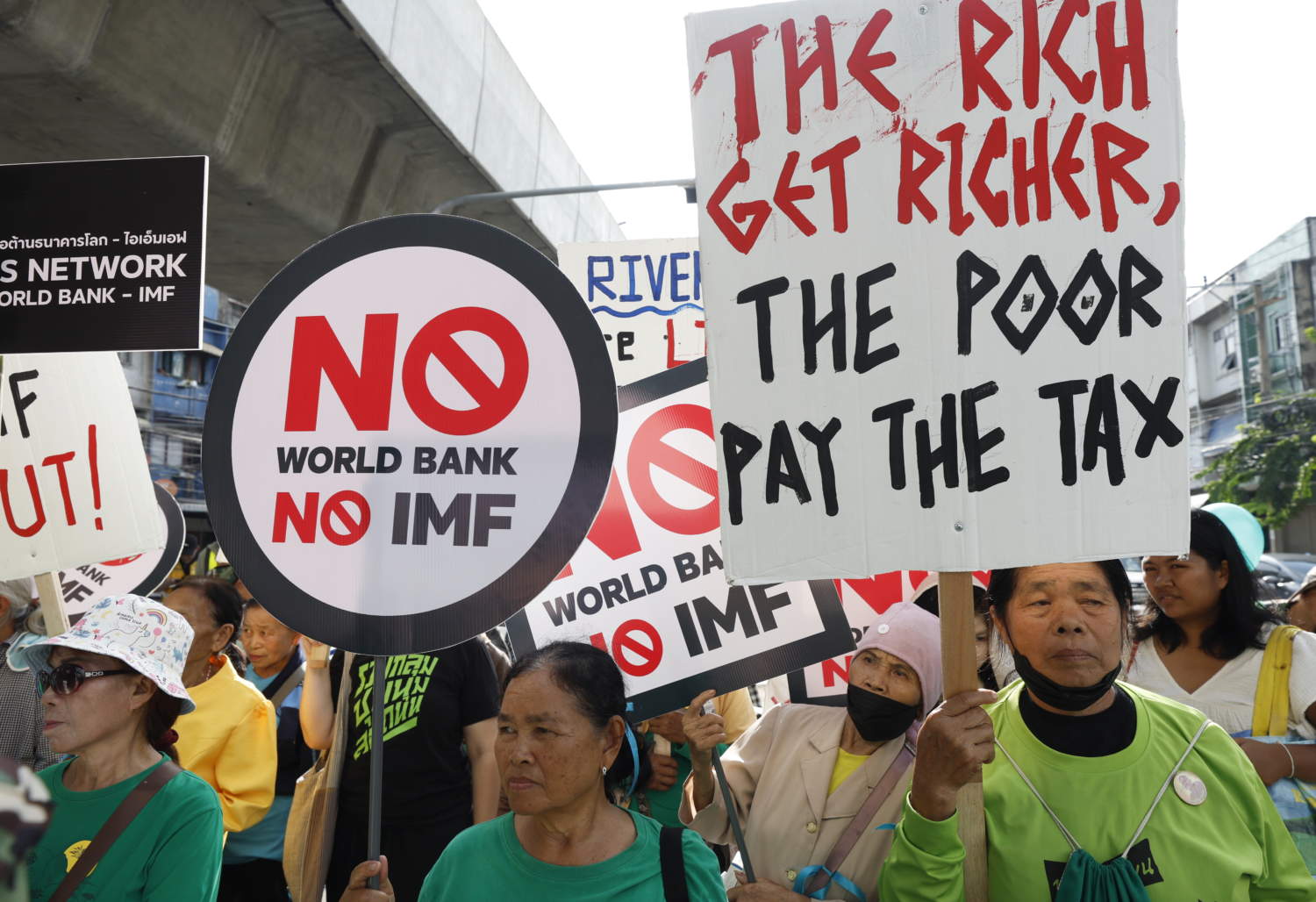 Protest Against Imf And World Bank Annual Meetings