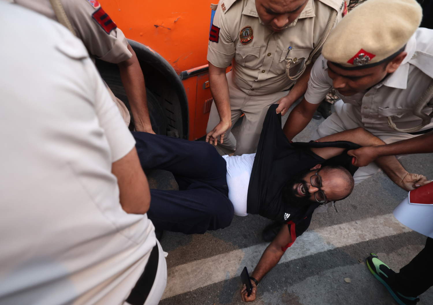 Activists Protest In New Delhi Demanding Resignation Of Cec Gyanesh Kumar