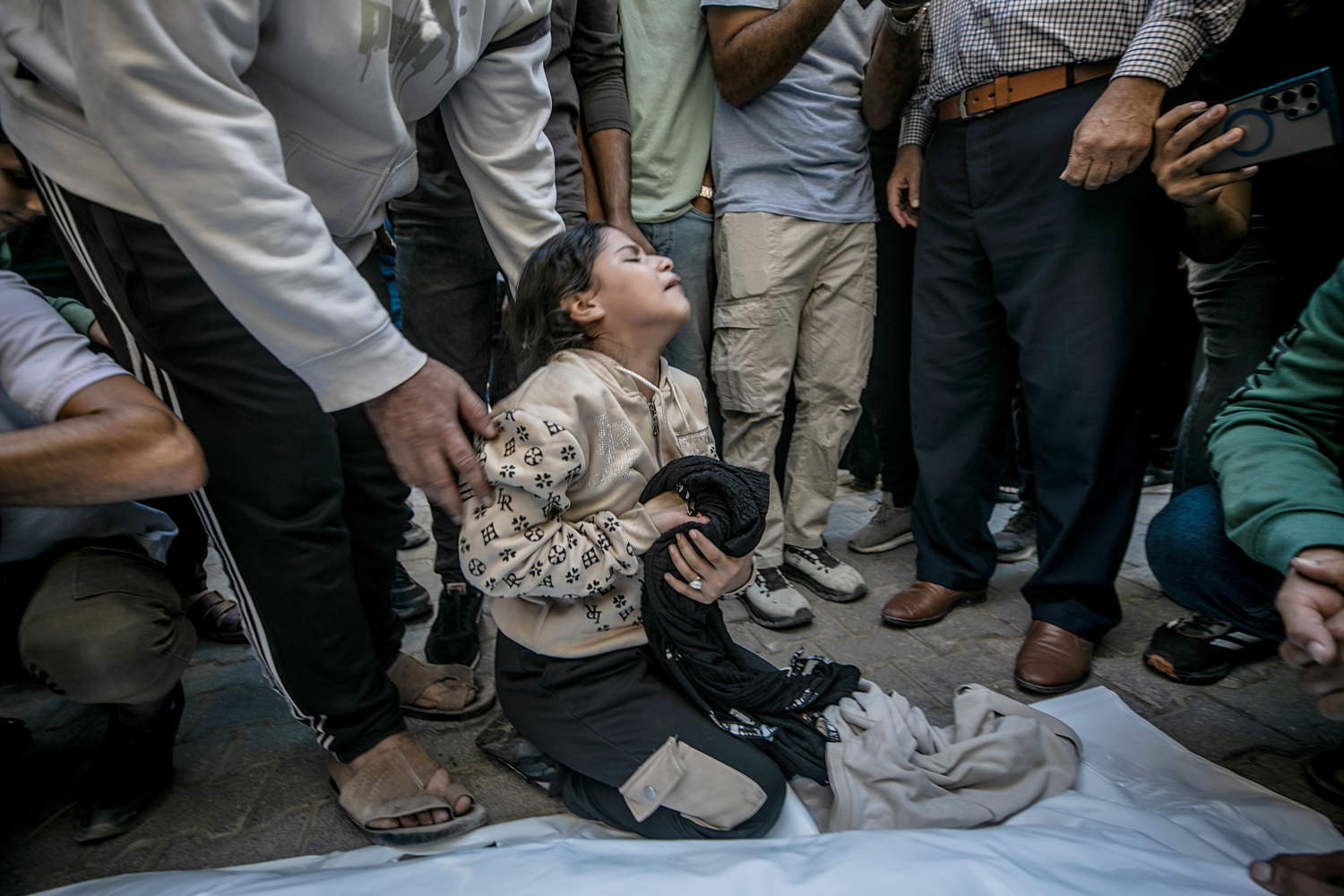 Funeral Held For A Palestinian Couple In Gaza City