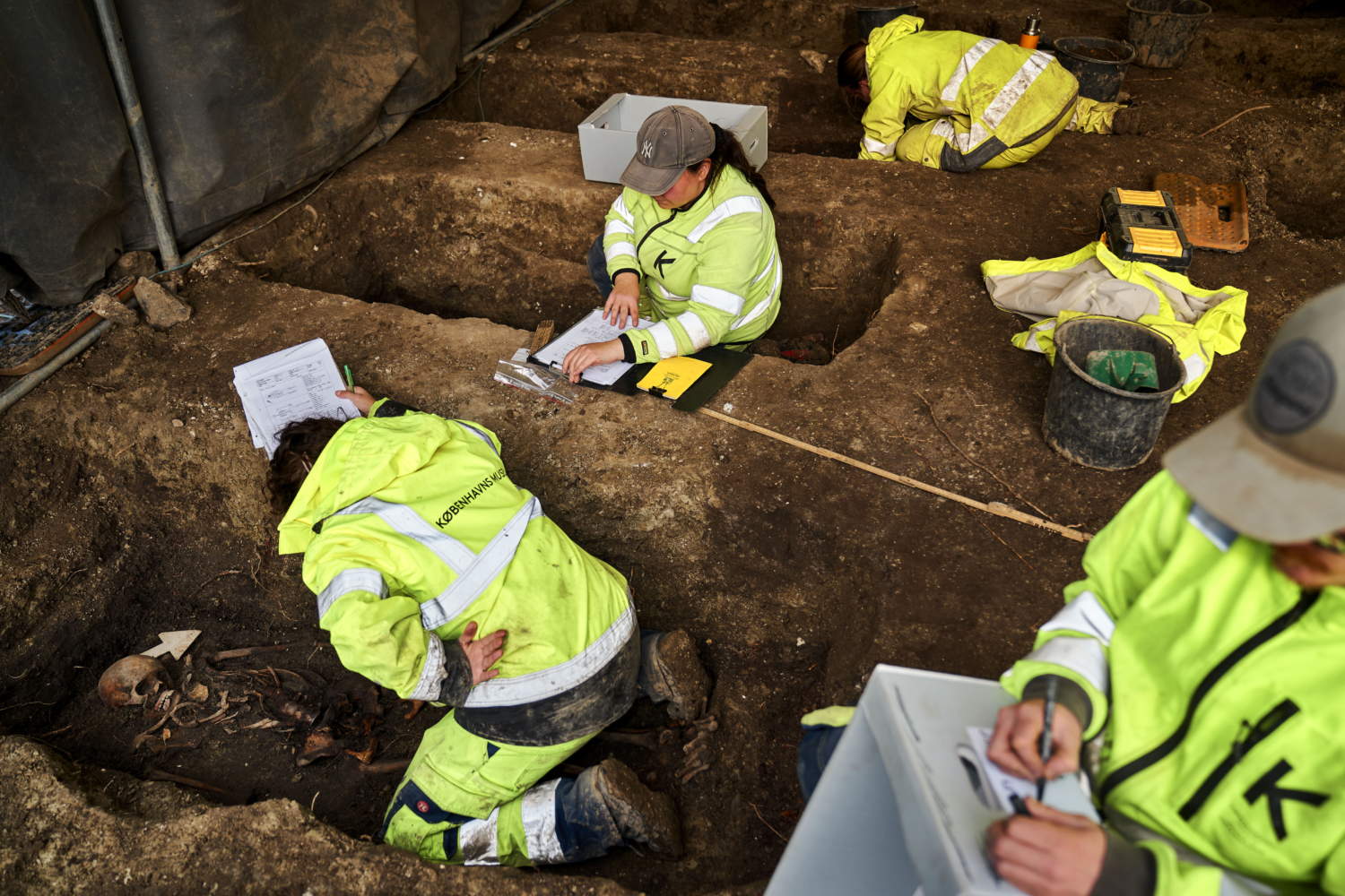 Archaeologists Dig Up Over 1,000 Skeletons In Hans Tavsen's Park In Copenhagen