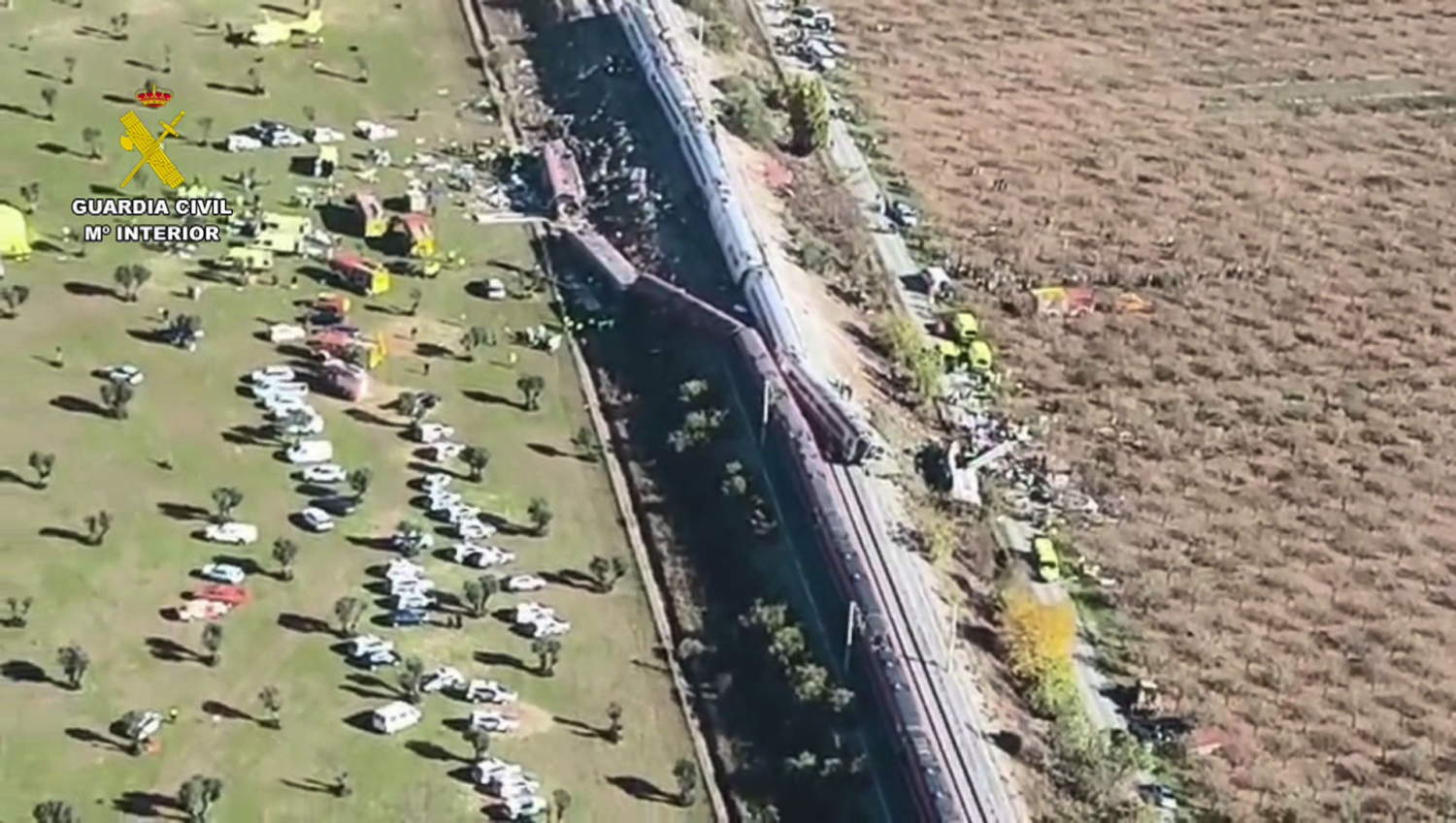 Two High Speed Trains Collide In Southern Spain