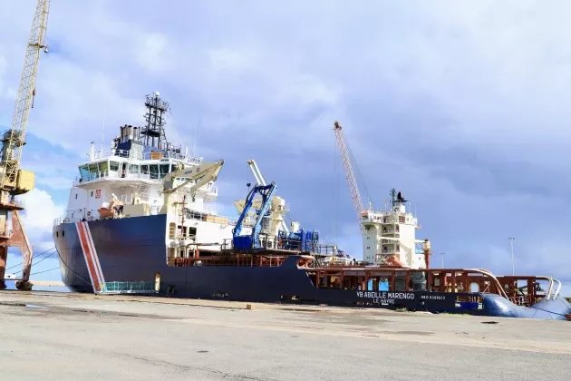 French Vessel Abeille Marengo Docks In Crete For Power Link