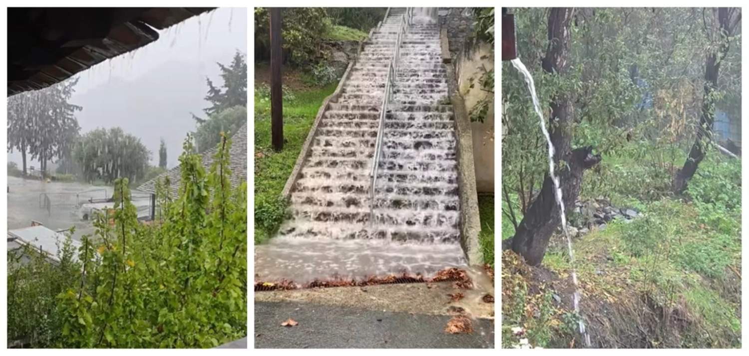 Storms Hit Cyprus, Leaving Roads Slippery And Visibility Poor (videos)