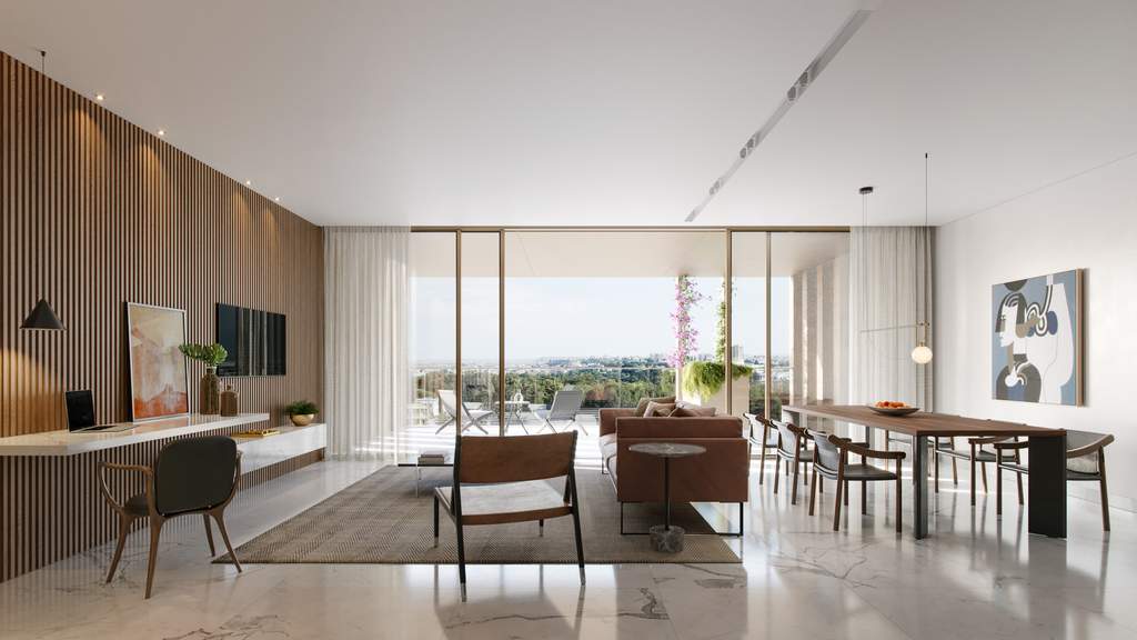 The Landmark Nicosia Residential Tower Living Room Type A