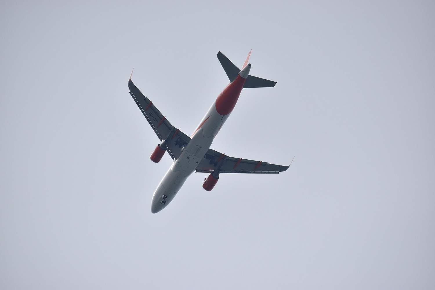 Under A Passenger Plane