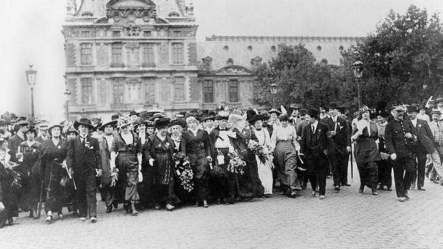 Womens Suffrage Demonstration In Paris On 5 July 1914 Le Figaro F83f8a 640